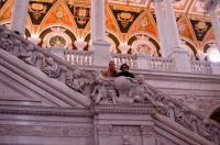 Laura and David at the Library of Congress (2000)